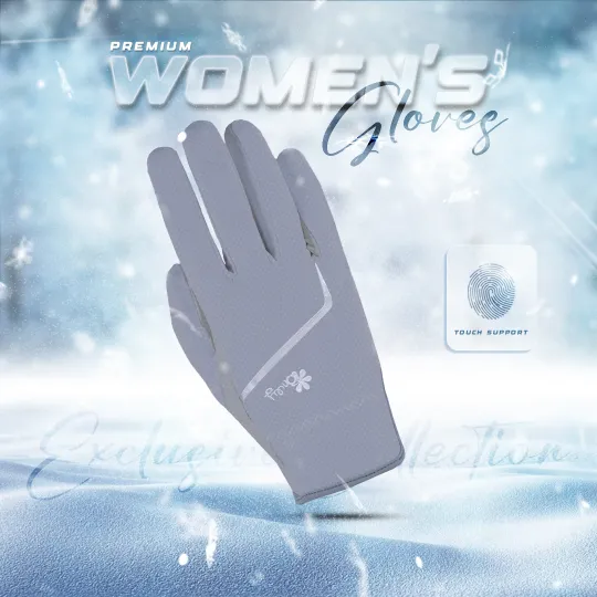 Woman Hand Gloves- Grey (Ash)